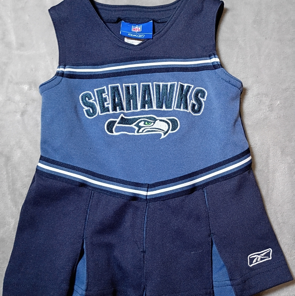 NFL Seahawks Navy and Blue Cheer Outfit